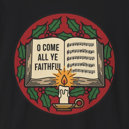 A071 - “O Come All Ye Faithful” Christmas T-Shirt