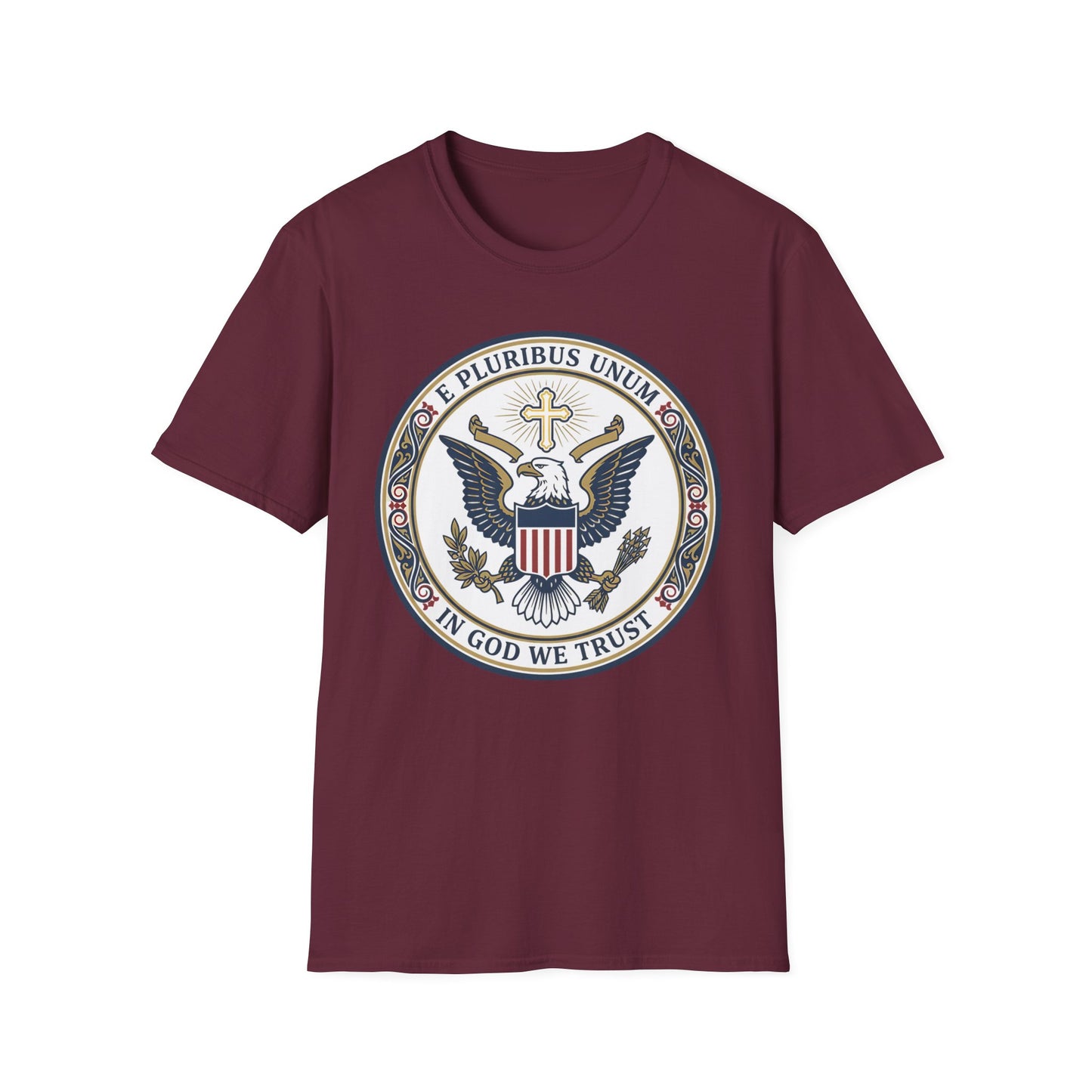Patriotic Presidential Seal T-Shirt • E Pluribus Unum • In God We Trust