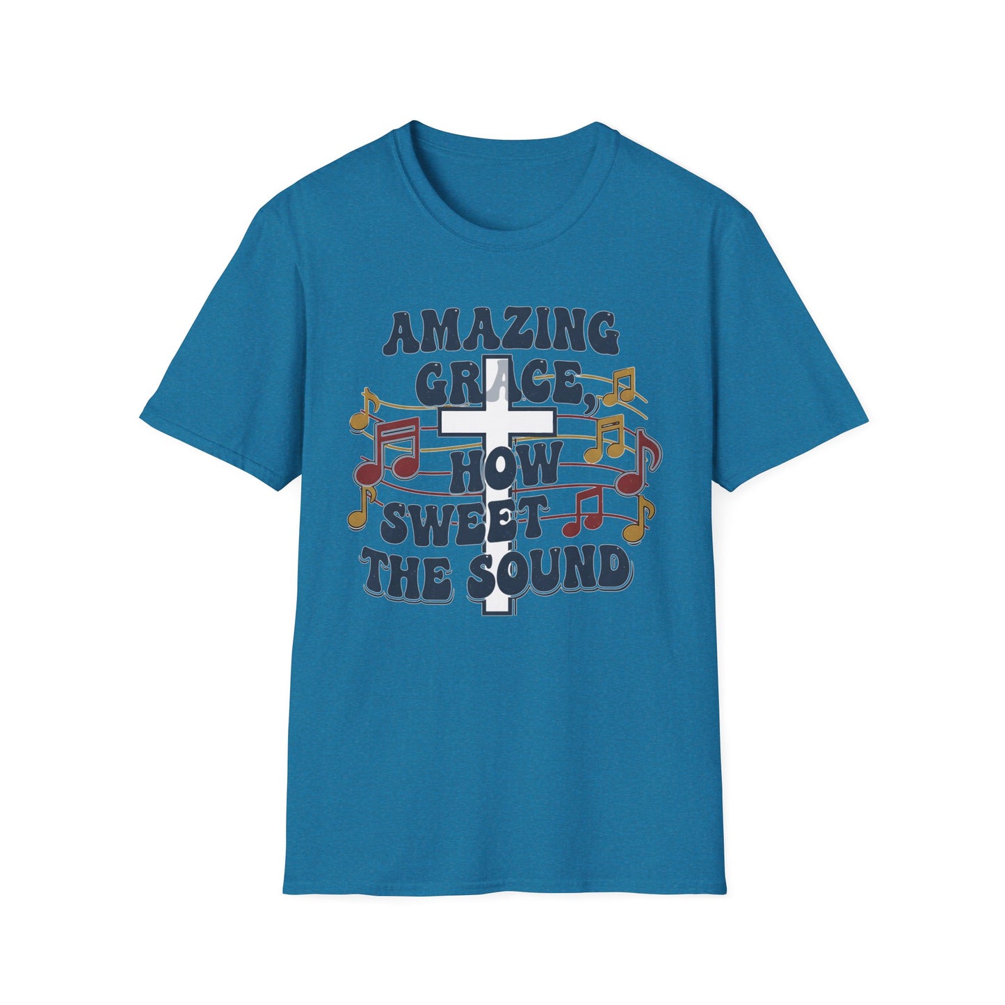 Amazing Grace Musical Unisex Softstyle Christian T-Shirt