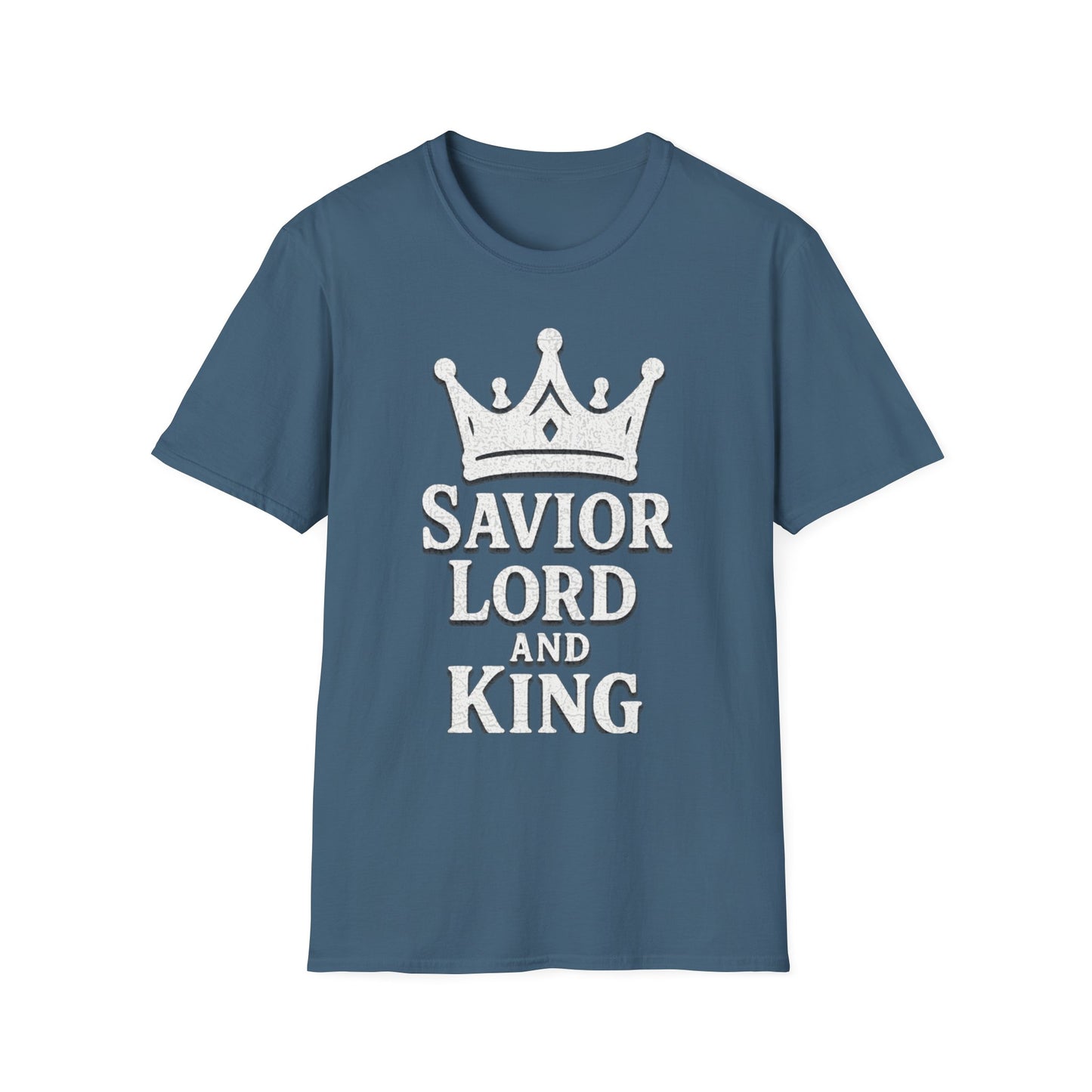 A036 - Savior Lord and King Unisex Softstyle Christian T-Shirt