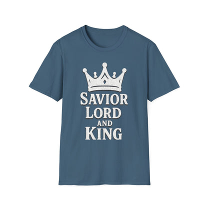 A036 - Savior Lord and King Unisex Softstyle Christian T-Shirt