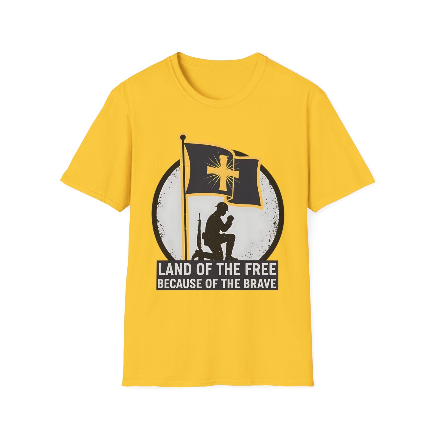 Land of the Free Because of the Brave Patriotic T‑Shirt