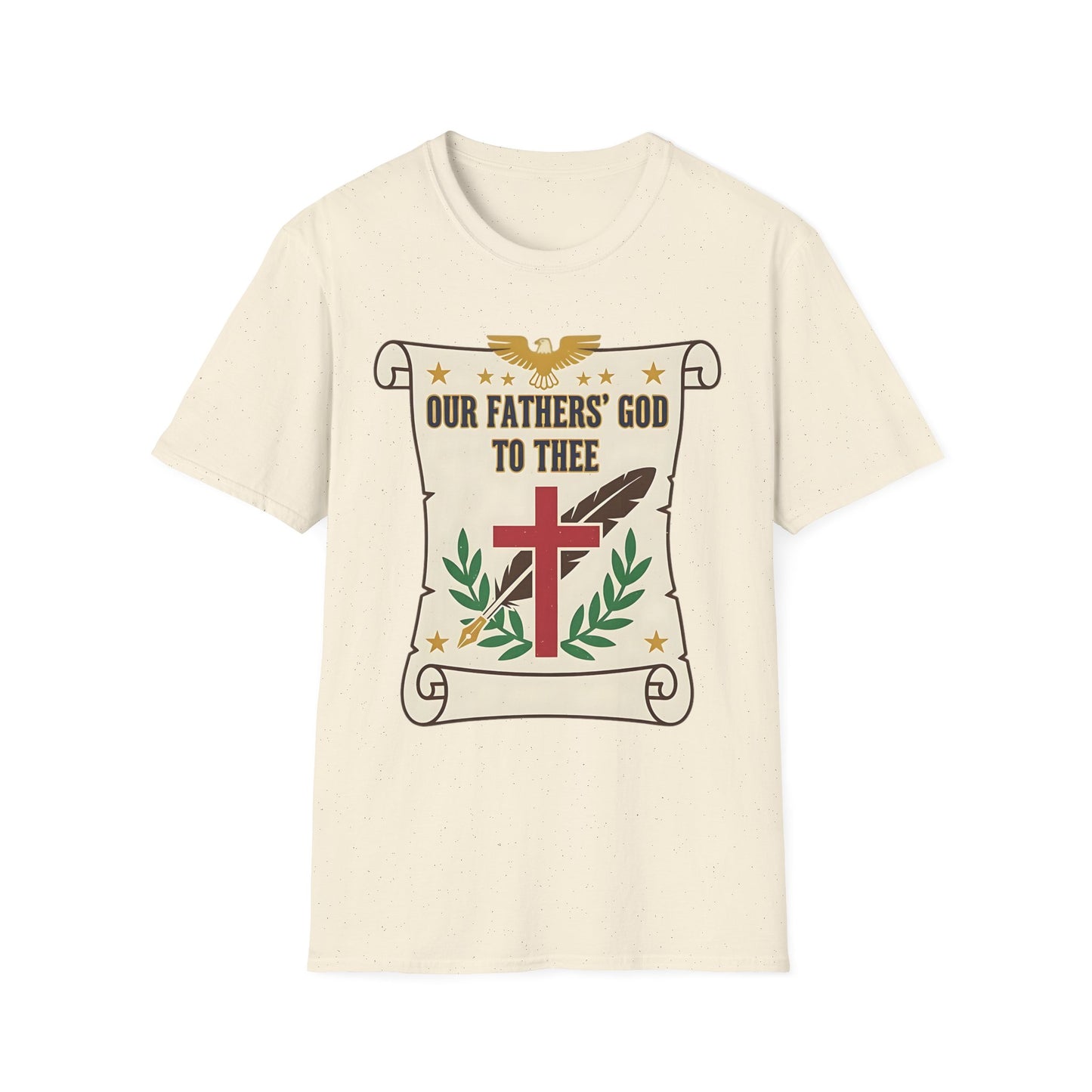Our Fathers' God to Thee Christian Hymn T-Shirt