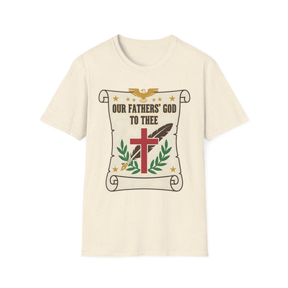 Our Fathers' God to Thee Christian Hymn T-Shirt