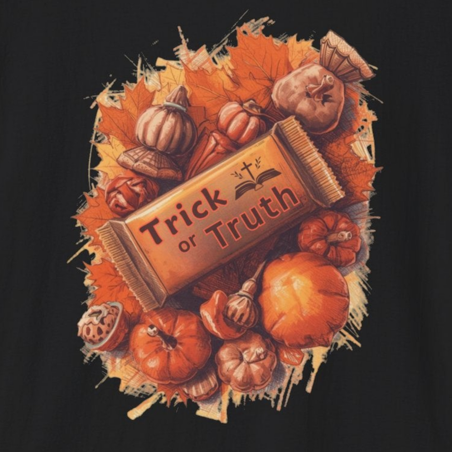 A033V2 - Halloween Trick or Truth Unisex Christian T-Shirt