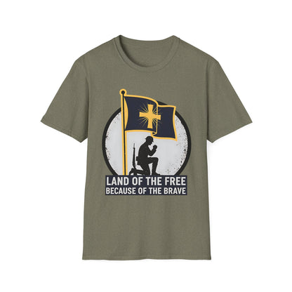 Land of the Free Because of the Brave Patriotic T‑Shirt