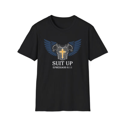 Suit Up Christian Graphic T-Shirt Ephesians 6:11