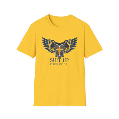 Suit Up Christian Graphic T-Shirt Ephesians 6:11