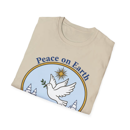 A061 - Peace on Earth Goodwill to All Christian T-Shirt