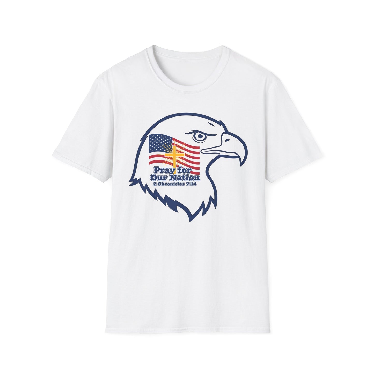 Pray for Our Nation Christian Patriotic T-Shirt