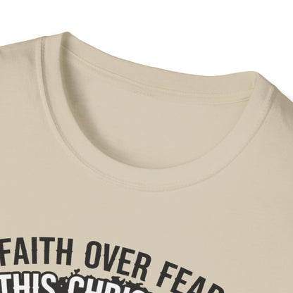 A064 - Faith Over Fear This Christmas T-Shirt