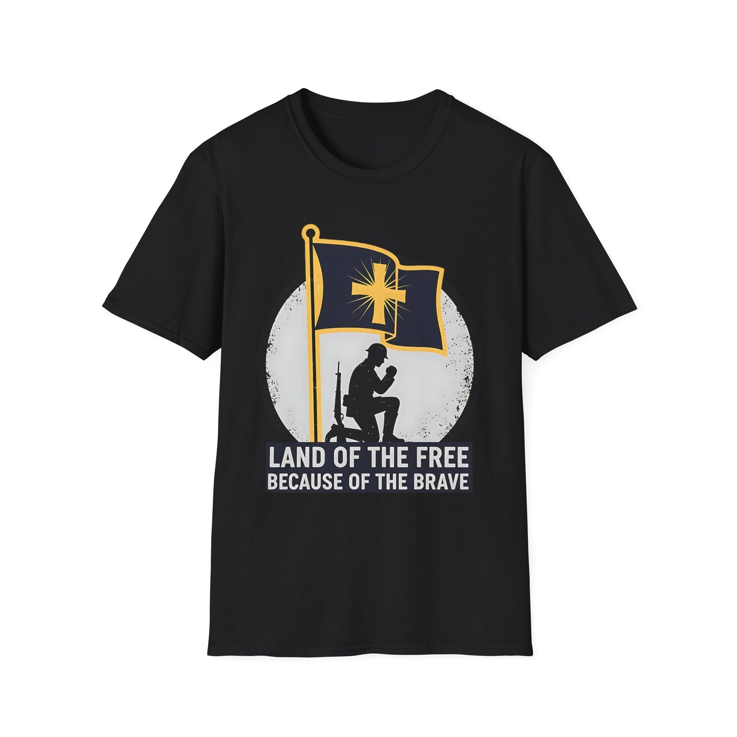 Land of the Free Because of the Brave Patriotic T‑Shirt