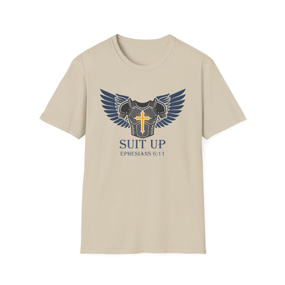 Suit Up Christian Graphic T-Shirt Ephesians 6:11