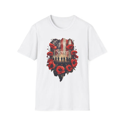 Never Forget - Memorial Day Tribute Remembrance T-Shirt