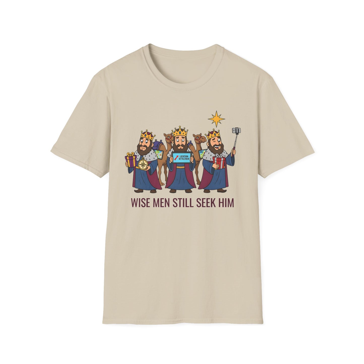 A090 - Wise Men Still Seek Him Funny Christmas T-Shirt