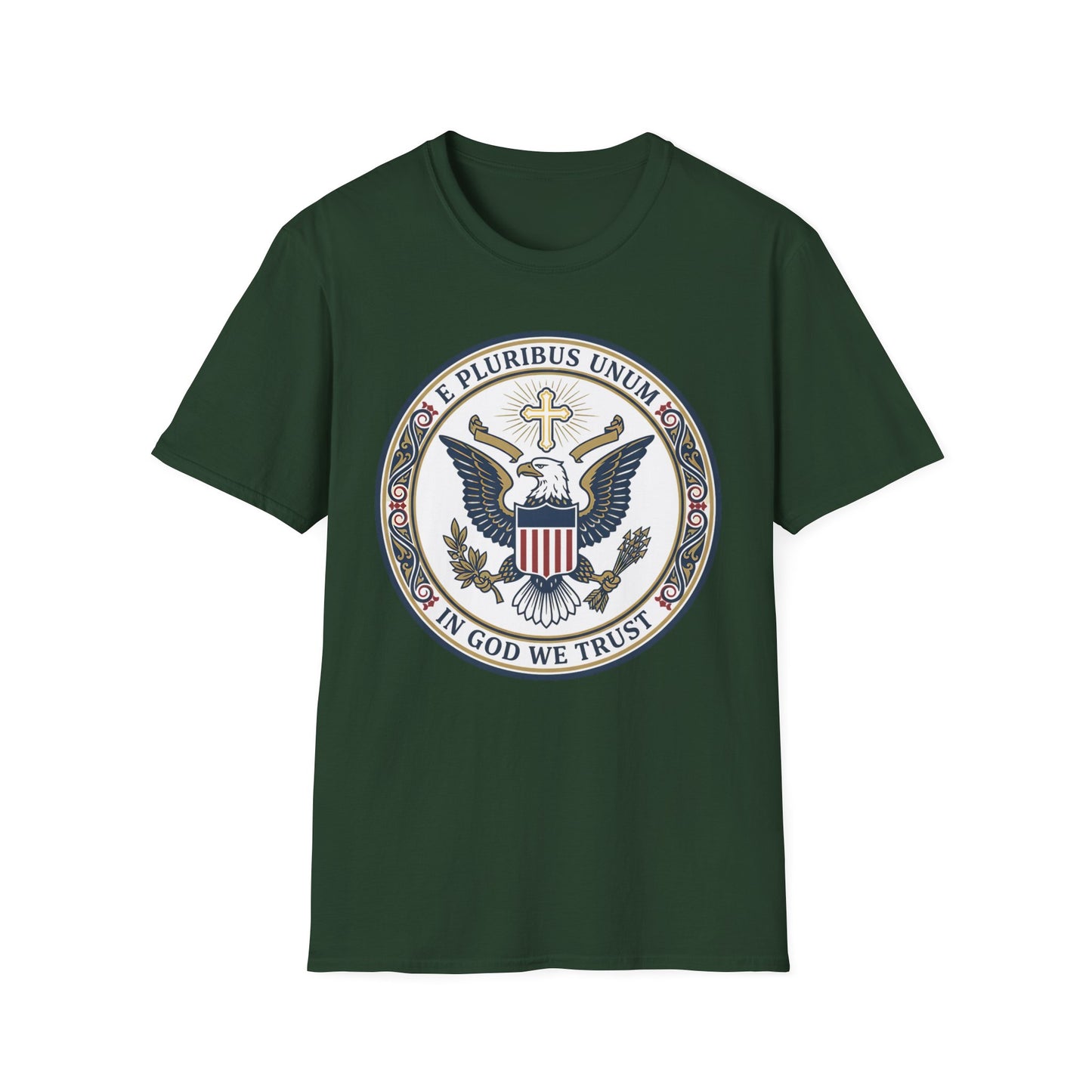 Patriotic Presidential Seal T-Shirt • E Pluribus Unum • In God We Trust