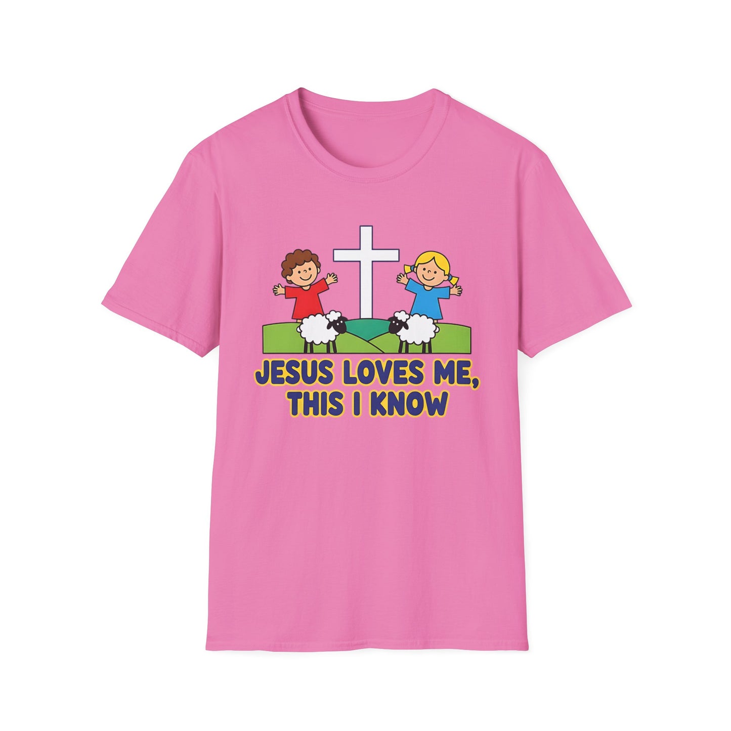 Jesus Loves Me Unisex Softstyle Christian T-Shirt