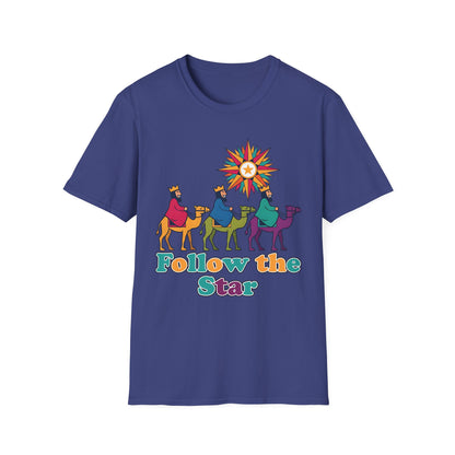 Follow the Star Christian Christmas T-Shirt