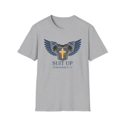 Suit Up Christian Graphic T-Shirt Ephesians 6:11