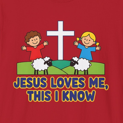 A122V1 - Jesus Loves Me Unisex Softstyle Christian T-Shirt