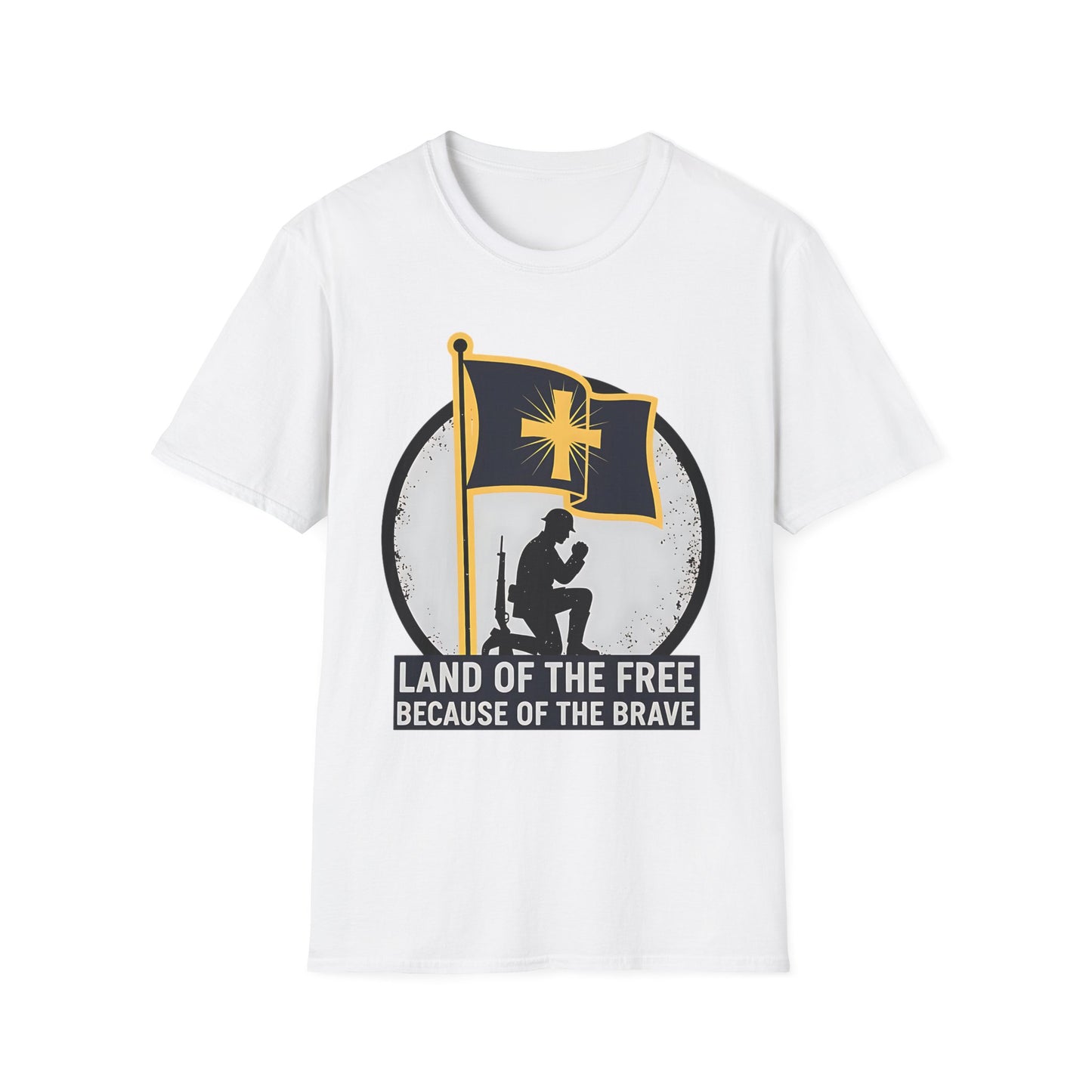 Land of the Free Because of the Brave Patriotic T‑Shirt