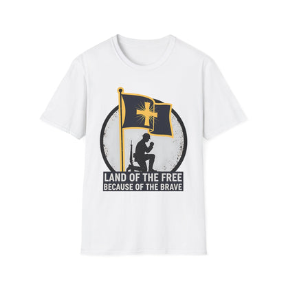 Land of the Free Because of the Brave Patriotic T‑Shirt