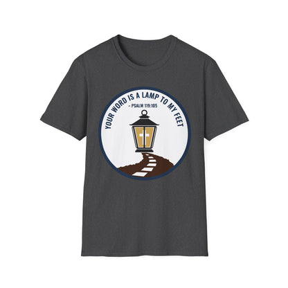 Your Word is a Lamp to My Feet Psalm 119:105 Inspirational Christian T-Shirt