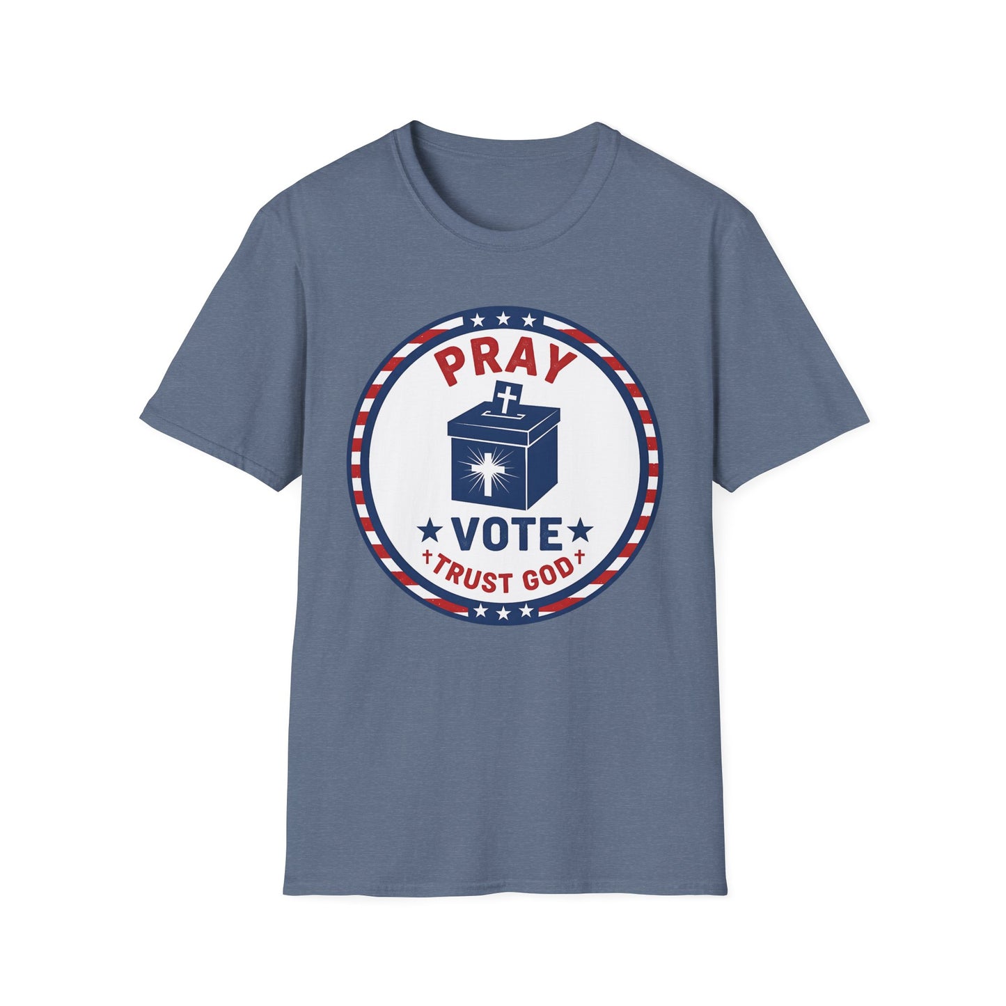 Pray Vote Trust God Patriotic Christian T-Shirt