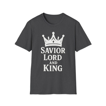 A036 - Savior Lord and King Unisex Softstyle Christian T-Shirt