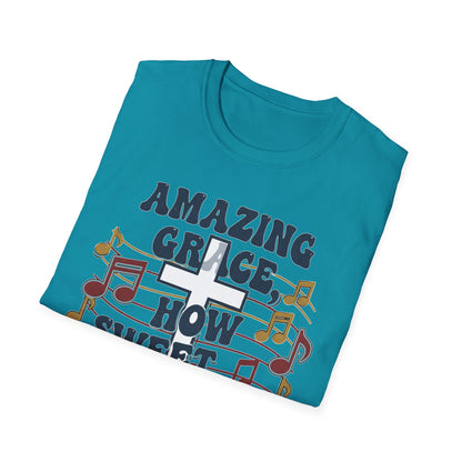 Amazing Grace Musical Unisex Softstyle Christian T-Shirt