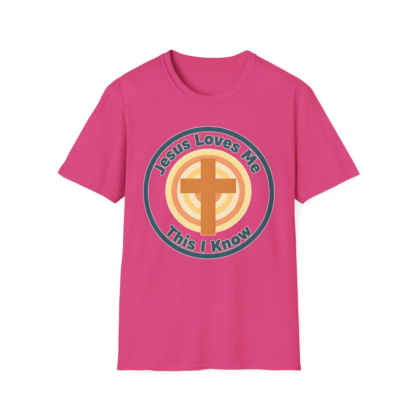 A122V2 - Jesus Loves Me Faith-Inspired Unisex Christian T-Shirt