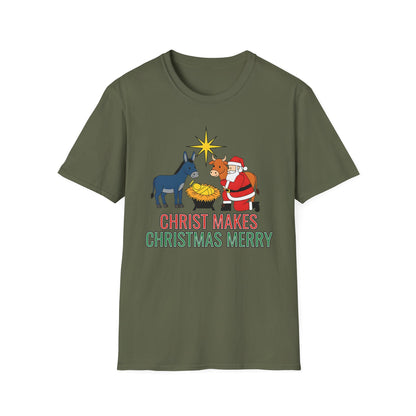 A089 - Christ Makes Christmas Merry T-Shirt