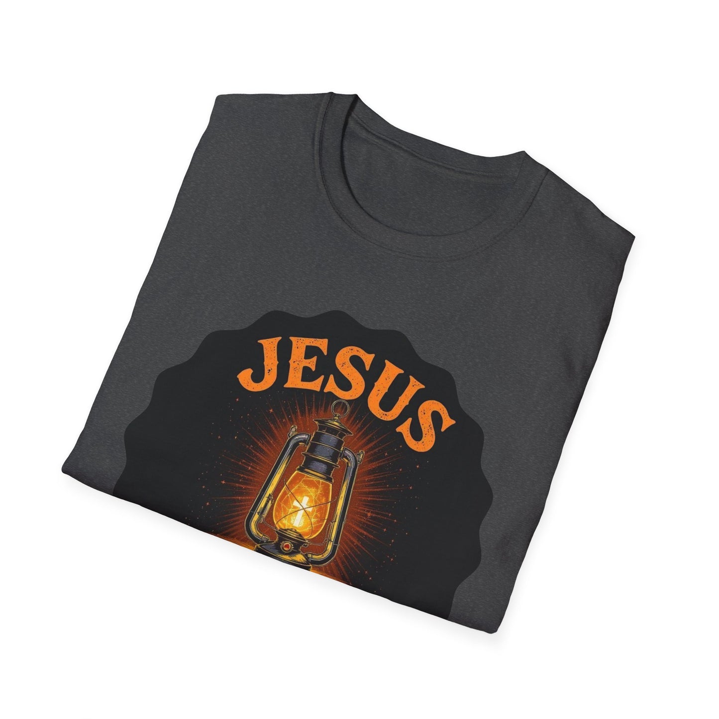 A028 - Jesus Is My Light in the Darkness - Inspirational Christian T-Shirt