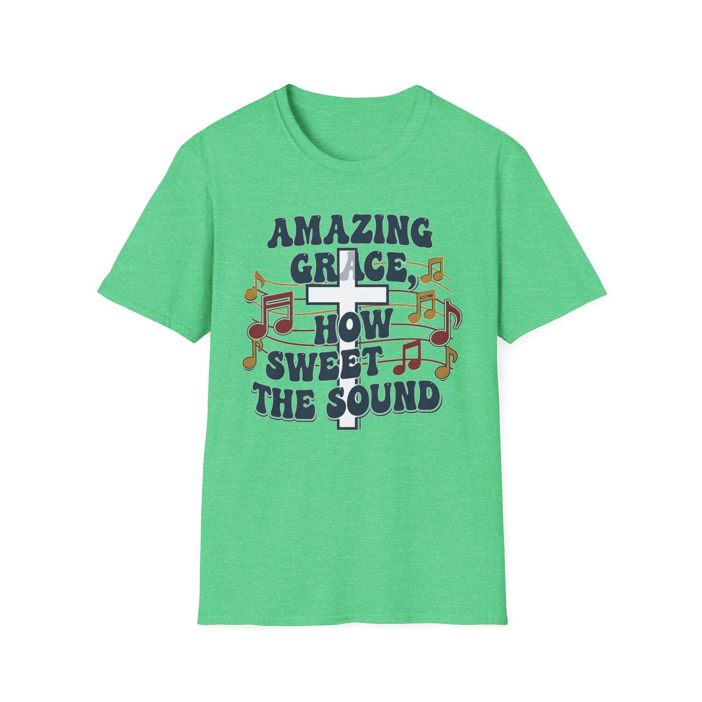 Amazing Grace Musical Unisex Softstyle Christian T-Shirt