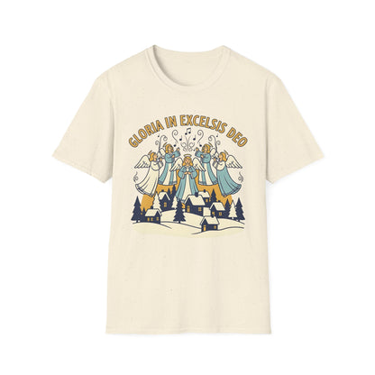 A078 - Gloria in Excelsis Deo Christmas T-Shirt