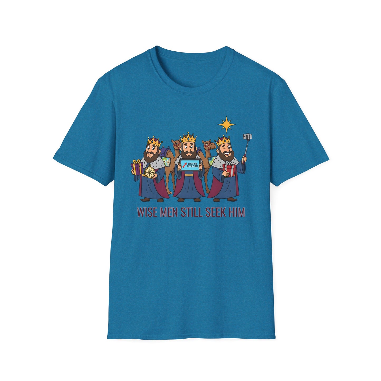 A090 - Wise Men Still Seek Him Funny Christmas T-Shirt