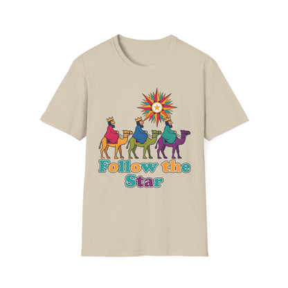 A088 - Follow the Star Christian Christmas T-Shirt