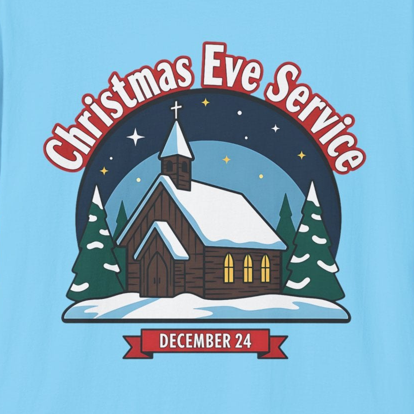 A077 - Christmas Eve Service T-Shirt