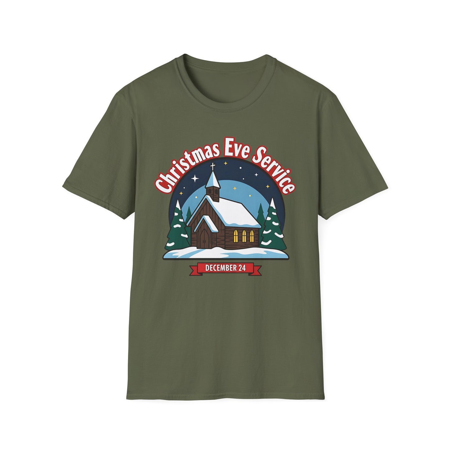A077 - Christmas Eve Service T-Shirt