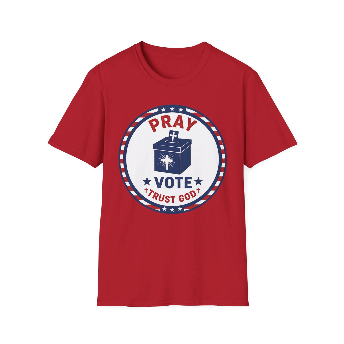 Pray Vote Trust God Patriotic Christian T-Shirt