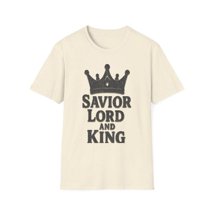 Savior Lord and King Unisex Softstyle Christian T-Shirt