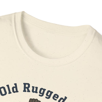 The Old Rugged Cross — American Flag-Draped Cross Christian Patriotic T‑Shirt