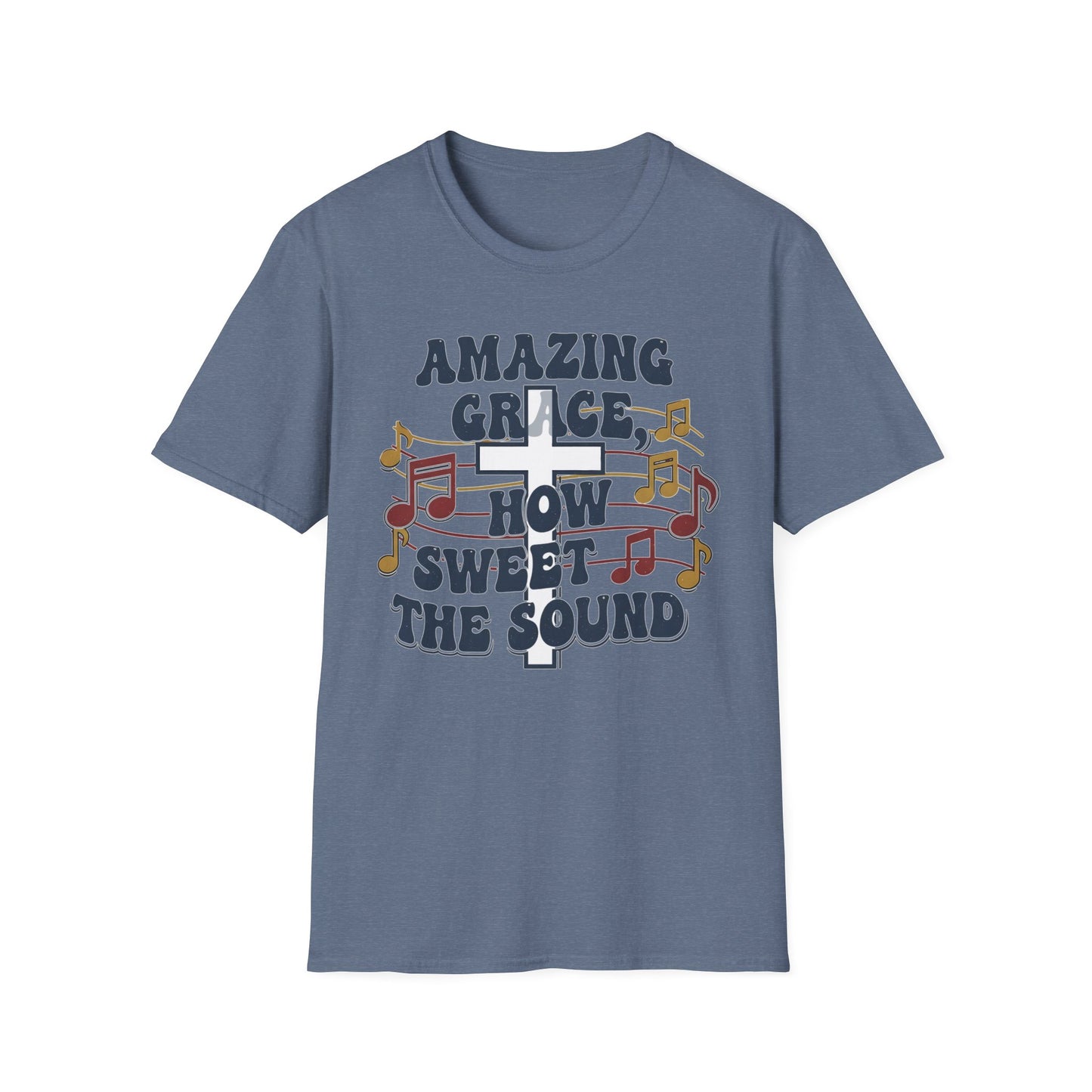 Amazing Grace Musical Unisex Softstyle Christian T-Shirt
