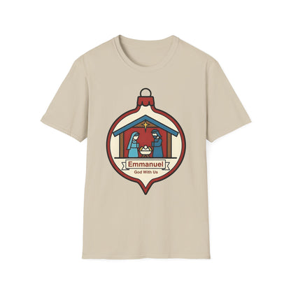 Emmanuel God With Us Christmas T-Shirt
