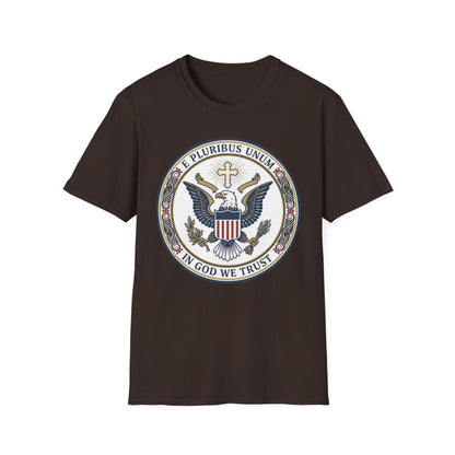 Patriotic Presidential Seal T-Shirt • E Pluribus Unum • In God We Trust