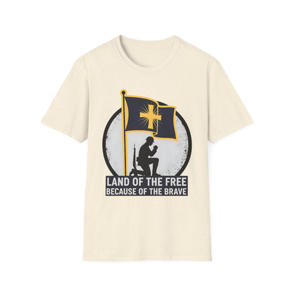 Land of the Free Because of the Brave Patriotic T‑Shirt