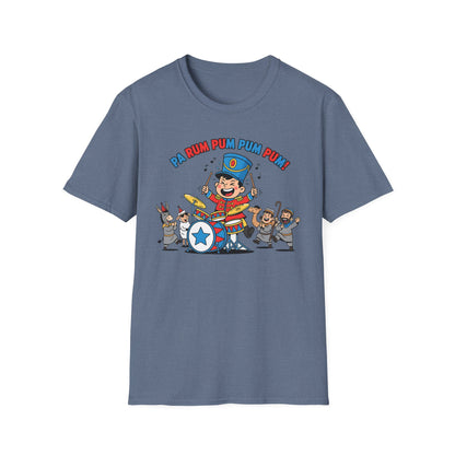 Funny Little Drummer Boy Christmas T-Shirt Pa Rum Pum Pum Pum!