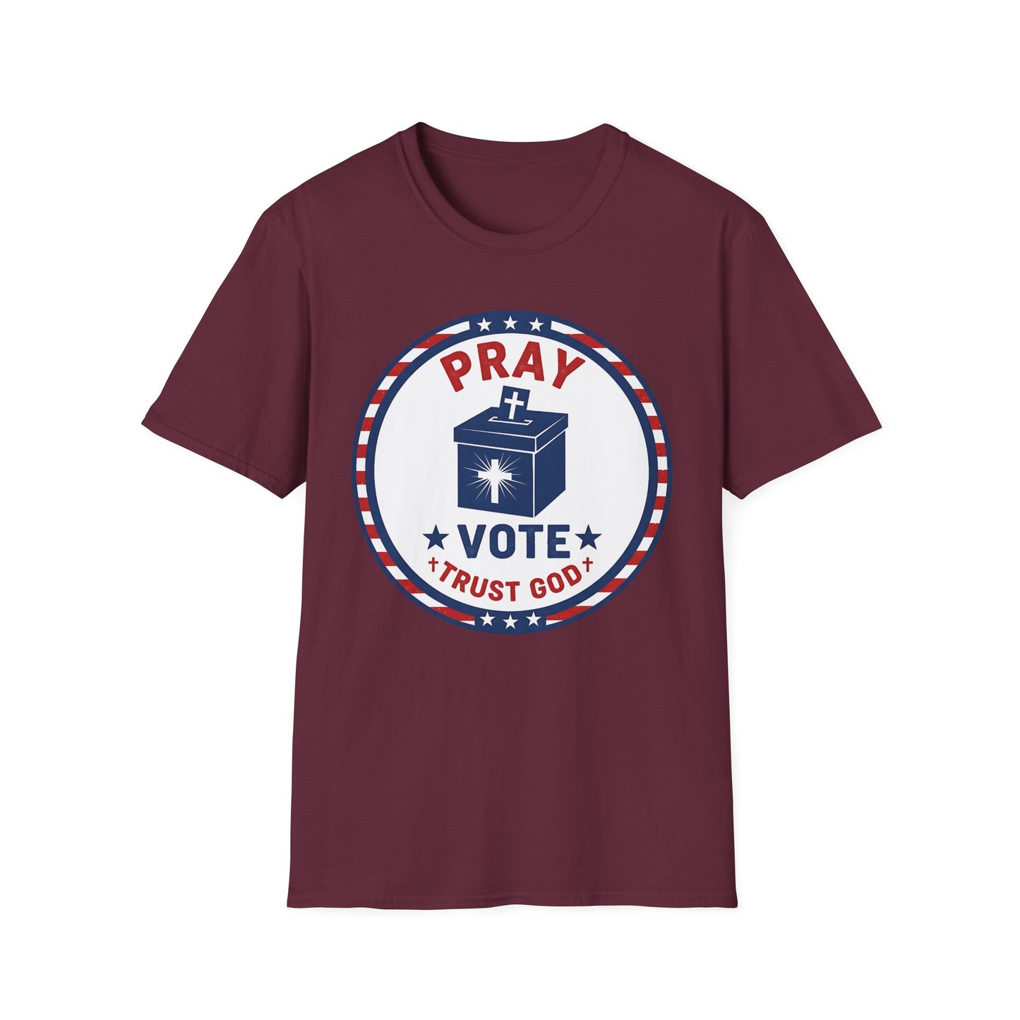 Pray Vote Trust God Patriotic Christian T-Shirt