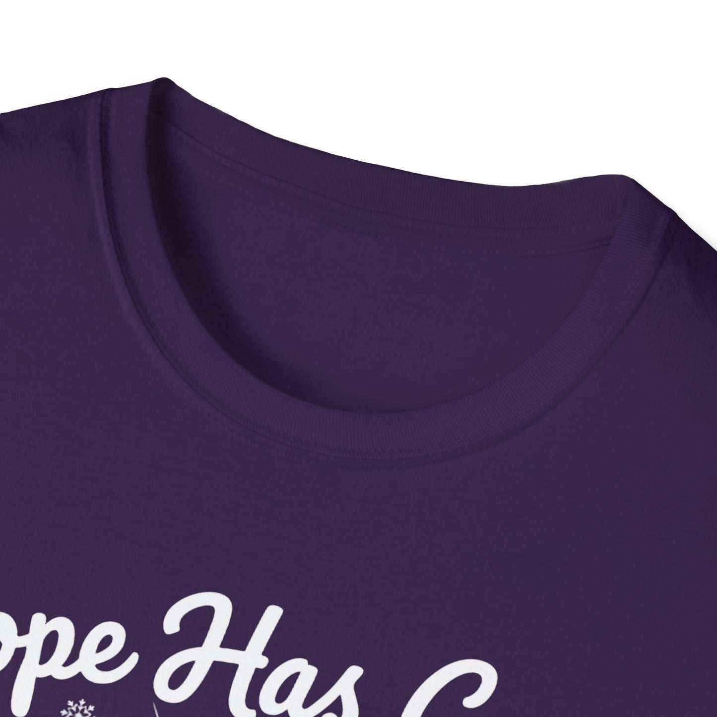 A067 - Hope Has Come Emmanuel Christian Christmas T-Shirt