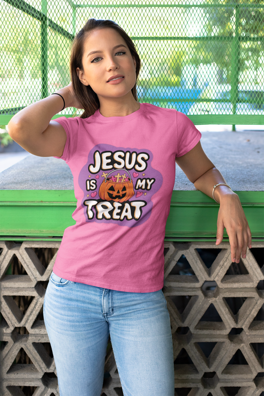 Jesus is My Treat Unisex Softstyle Halloween T-Shirt